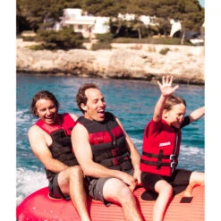 BOUEE TRACTEE BANANE ROUGE JOBE 3 PERSONNES -Jobe Boutique bouee tractee banane rouge jobe 3 personnes 3