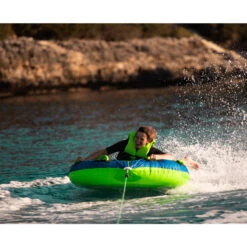 BOUEE TRACTEE BREEZE JOBE BLEU/VERT 1 PERSONNE -Jobe Boutique bouee tractee breeze jobe bleu vert 1 personne 4