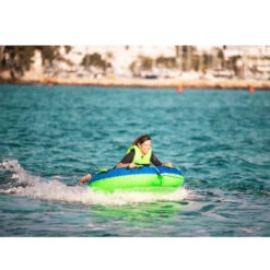 BOUEE TRACTEE BREEZE JOBE BLEU/VERT 1 PERSONNE -Jobe Boutique bouee tractee breeze jobe bleu vert 1 personne 6