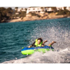 BOUEE TRACTEE BREEZE JOBE BLEU/VERT 1 PERSONNE -Jobe Boutique bouee tractee breeze jobe bleu vert 1 personne 7