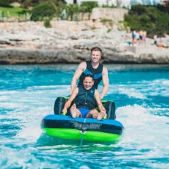 BOUEE TRACTEE JOBE SWATH TOWABLE BLEU 2 PERSONNES -Jobe Boutique bouee tractee jobe swath towable bleu 2 personnes 2