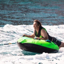 BOUEE TRACTEE JOBE VERT RUMBLE PACKAGE -Jobe Boutique bouee tractee jobe vert rumble package 3