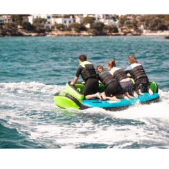 BOUEE TRACTEE JOBE VERTE SONAR 4 PERSONNES -Jobe Boutique bouee tractee jobe verte sonar 4 personnes 3