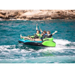 BOUEE TRACTEE JOBE VERTE SONAR 4 PERSONNES -Jobe Boutique bouee tractee jobe verte sonar 4 personnes 8