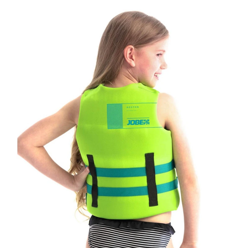 GILET DE FLOTTAISON JOBE NEOPRENE VEST ENFANT VERT CITRON 5 GILET DE FLOTTAISON JOBE NEOPRENE VEST ENFANT VERT CITRON – Image 3