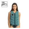 Gilet Jobe Fragment Vest Women Vintage Teal -Jobe Boutique gilet jobe fragment vest women vintage teal