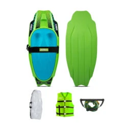 JOBE Pack Kneeboard Slash Lime Green Package -Jobe Boutique pack kneeboard slash lime green package 1
