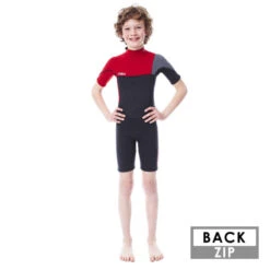 Jobe Boutique -Jobe Boutique shorty jobe boston 2mm enfant backzip rouge m 1