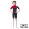 SHORTY JOBE BOSTON 2MM ENFANT BACKZIP ROUGE M -Jobe Boutique shorty jobe boston 2mm enfant backzip rouge m